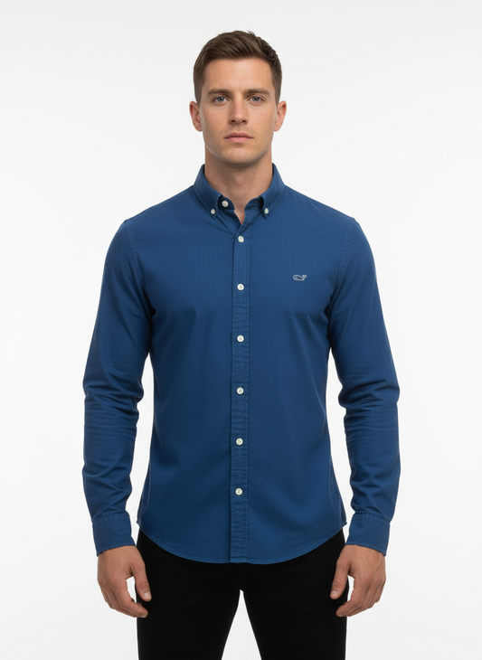 Camisa de botones Vineyard Vines 🐳 Color Azul Talla XS Entalle Slim Fit (ver descripción)