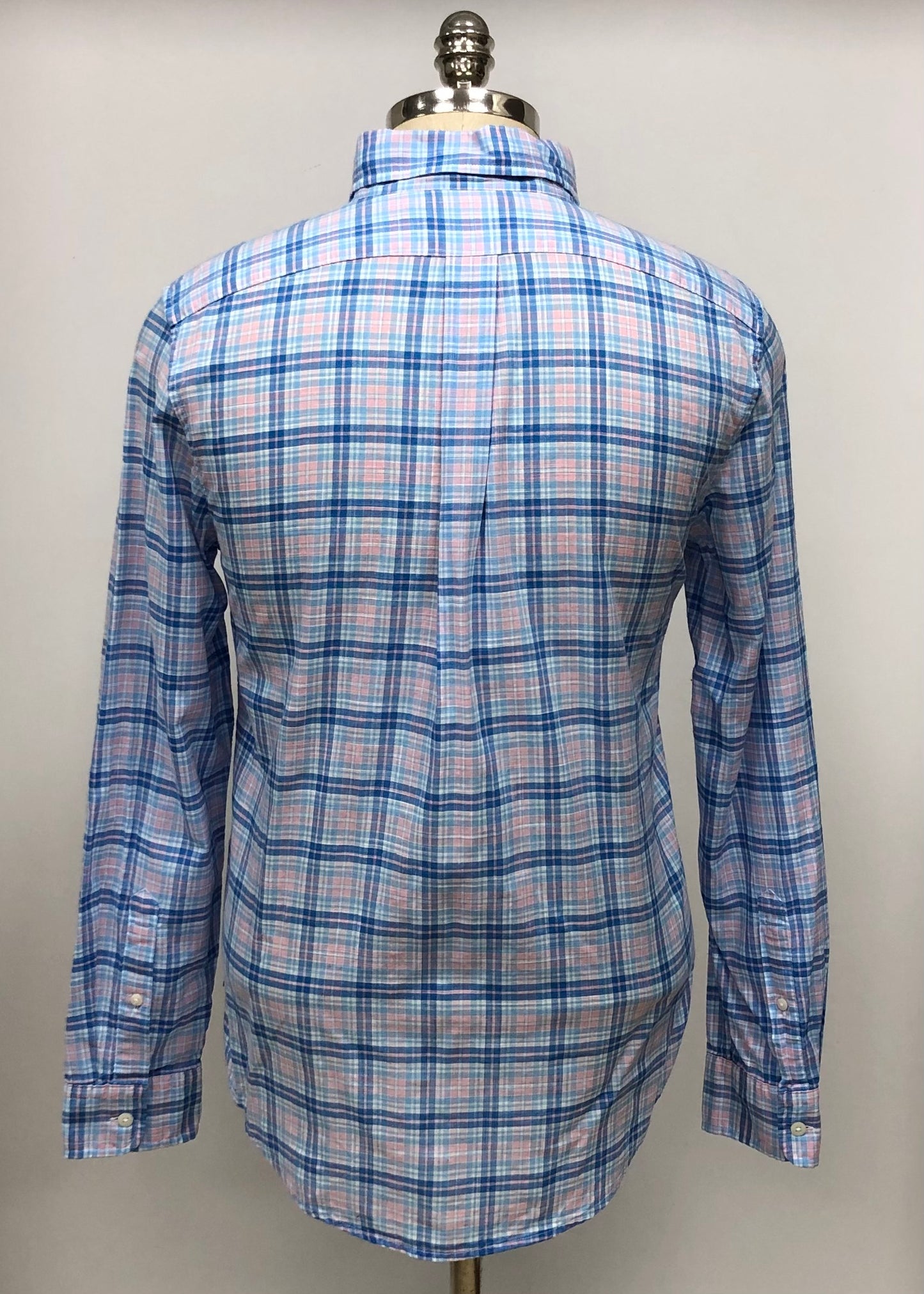 Camisa de cuadros Vineyard Vines 🐳 de cuadros en color azul, celeste y rosado Talla S Entalle Slim Fit