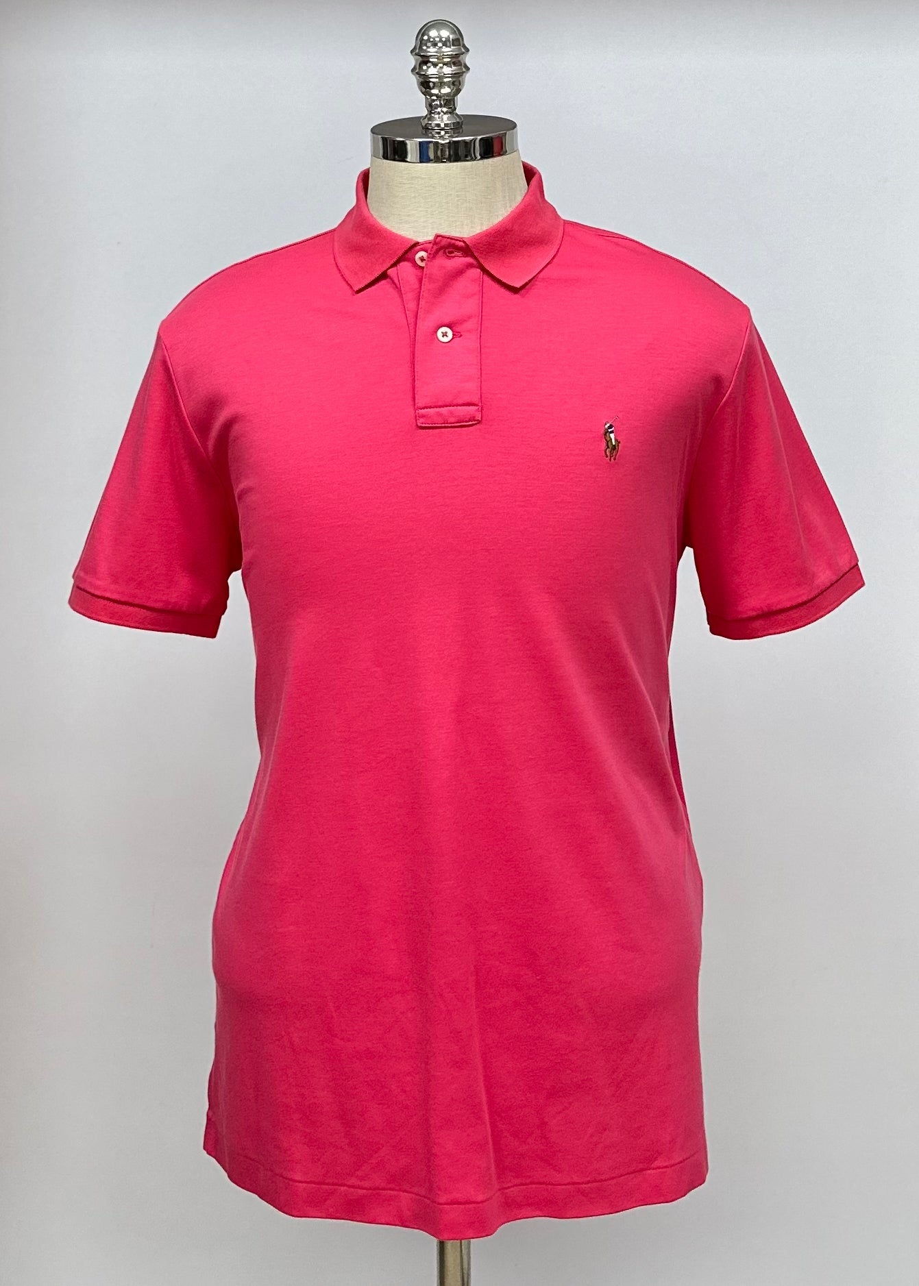 Camiseta Polo Ralph Lauren 🏇🏼color rosado magenta Talla S Entalle Regular