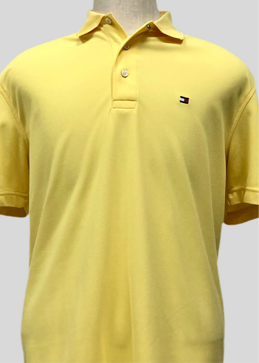 Camiseta Polo Tommy Hilfiger 🇺🇸 color amarillo Talla L Entalle Regular (ver descripción)