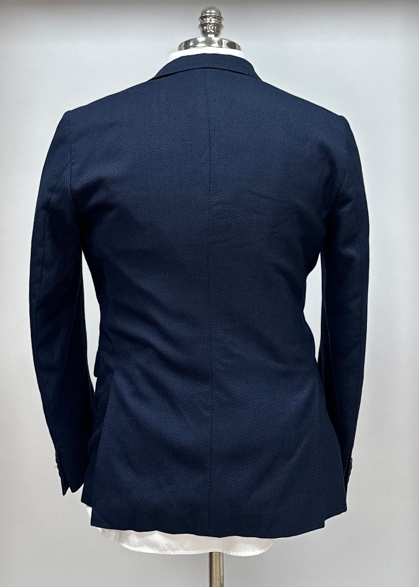 Chaqueta Blazer Carven 🇺🇸 de Corte Slim Fit en tono azul navy Talla Medium (40)