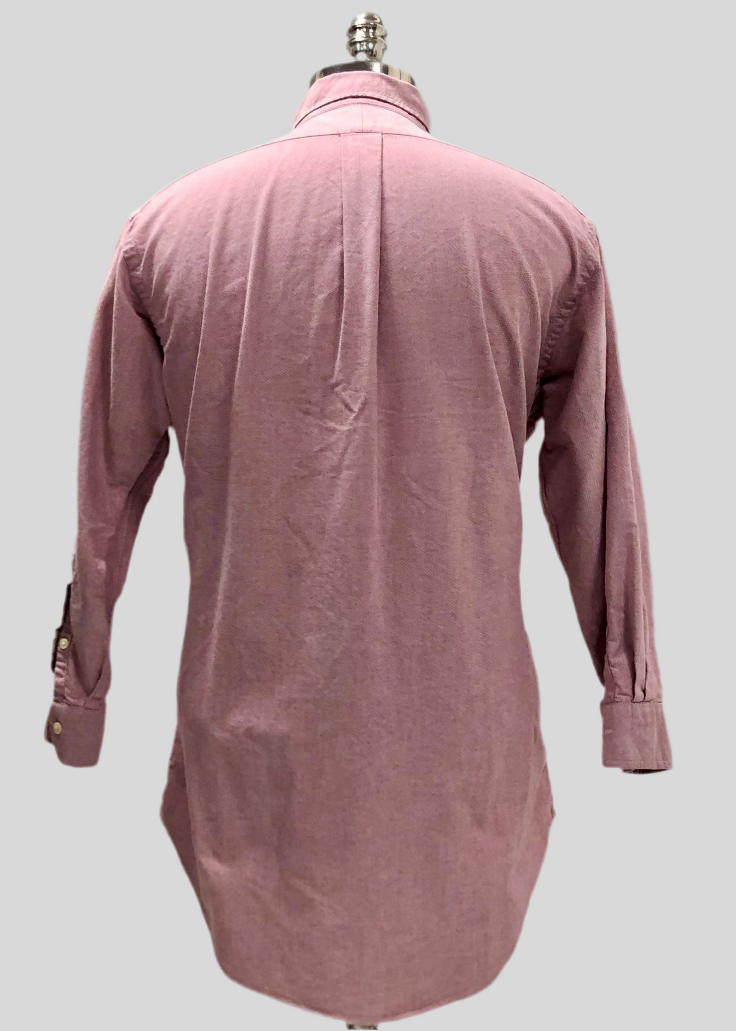 Camisa de botones Polo Ralph Lauren 🏇🏼 Oxford en color Rosado oscuro Talla M Entalle regular (ver descripción)