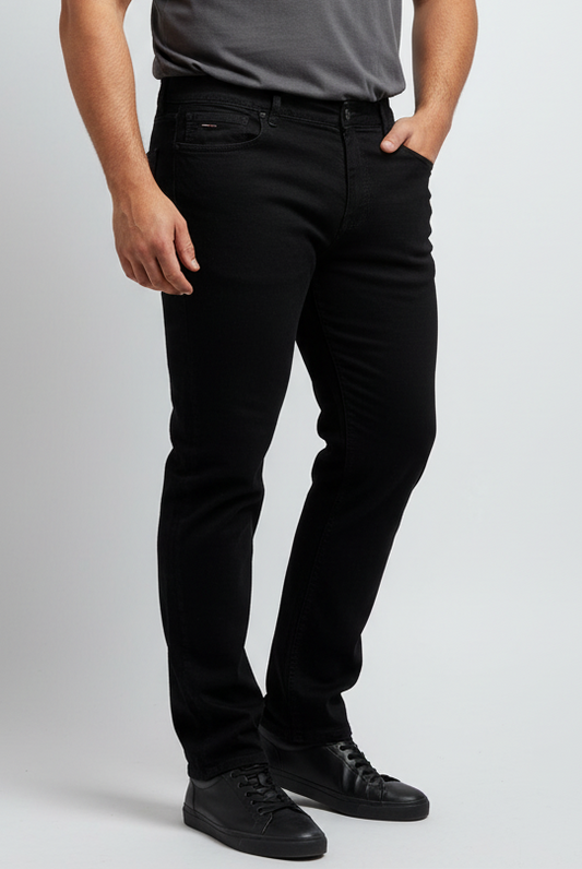 Pantalon jeans color negro Tommy Hilfiger Denim Talla 38x30 Corte Slim Fit