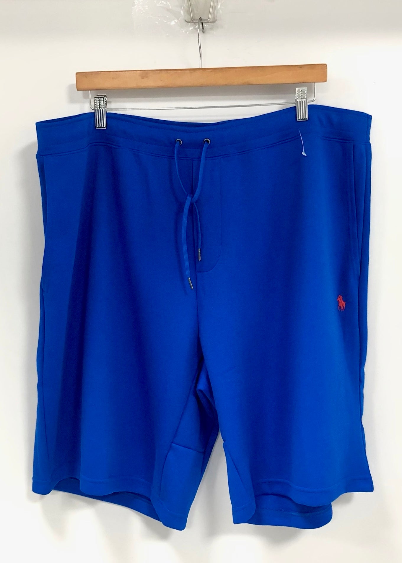 Short Lounge Polo Ralph Lauren 🏇🏼 color azul intenso y logo en rojo Talla XXL