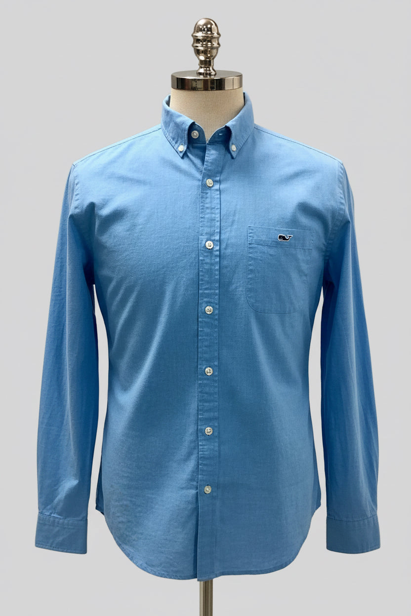 Camisa de botones Vineyard Vines 🐳 Color Azul claro Talla M Entalle Slim Fit