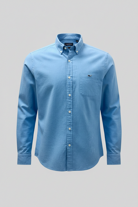 Camisa de botones Vineyard Vines 🐳 Color Azul claro Talla M Entalle Slim Fit