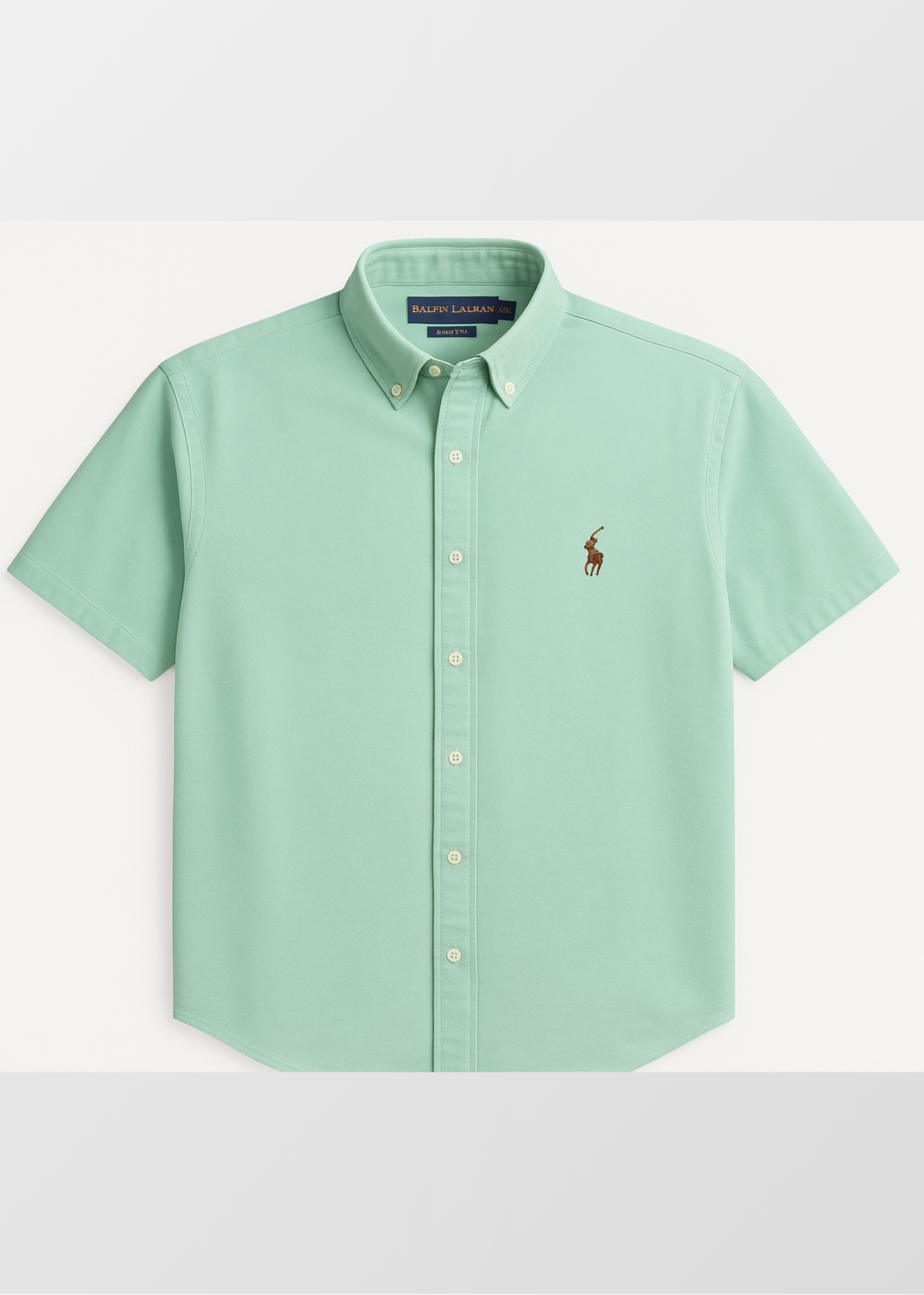 Camisa de botones Polo Ralph Lauren 🏇🏼 Oxford Color verde menta Talla XXL Entalle Regular
