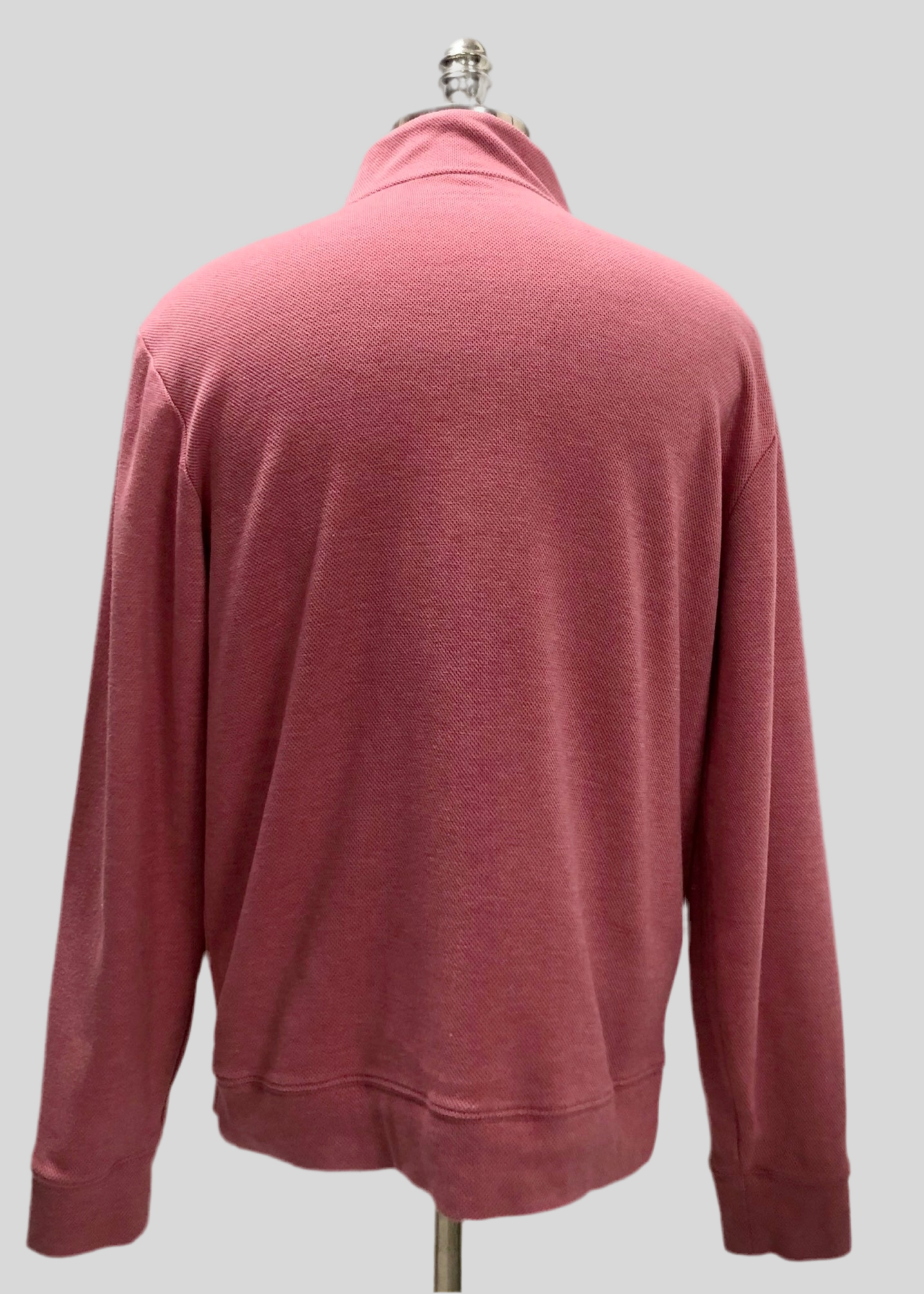 Sueter Jersey Vineyard Vines 🐳 color rosado con logo tradicional Tela algodón Pima Talla L