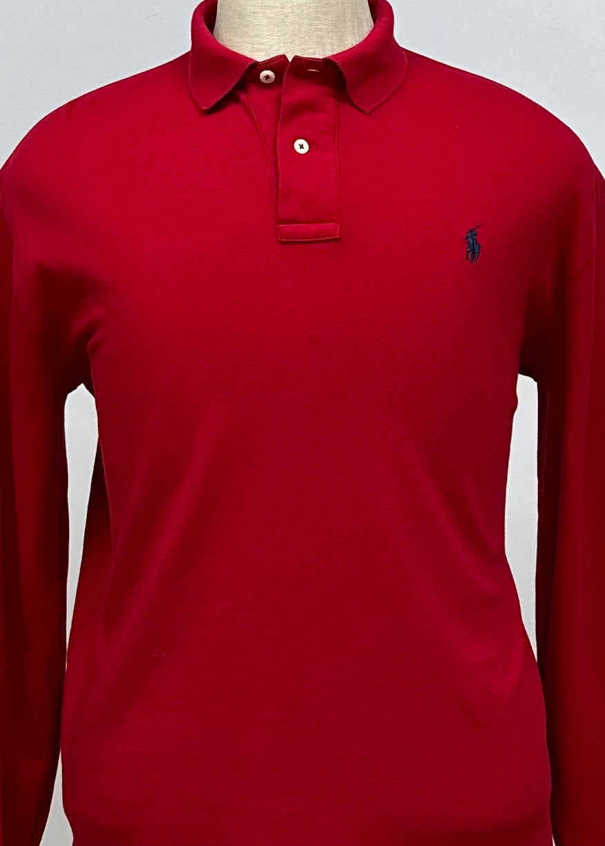 Camiseta Polo Ralph Lauren 🏇🏼 color rojo Talla M Entalle Regular (ver descripción)