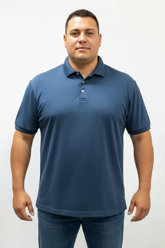 Camiseta Polo Ralph Lauren 🏇🏼 Tela performance color azul oscuro Talla XXL Entalle Regular