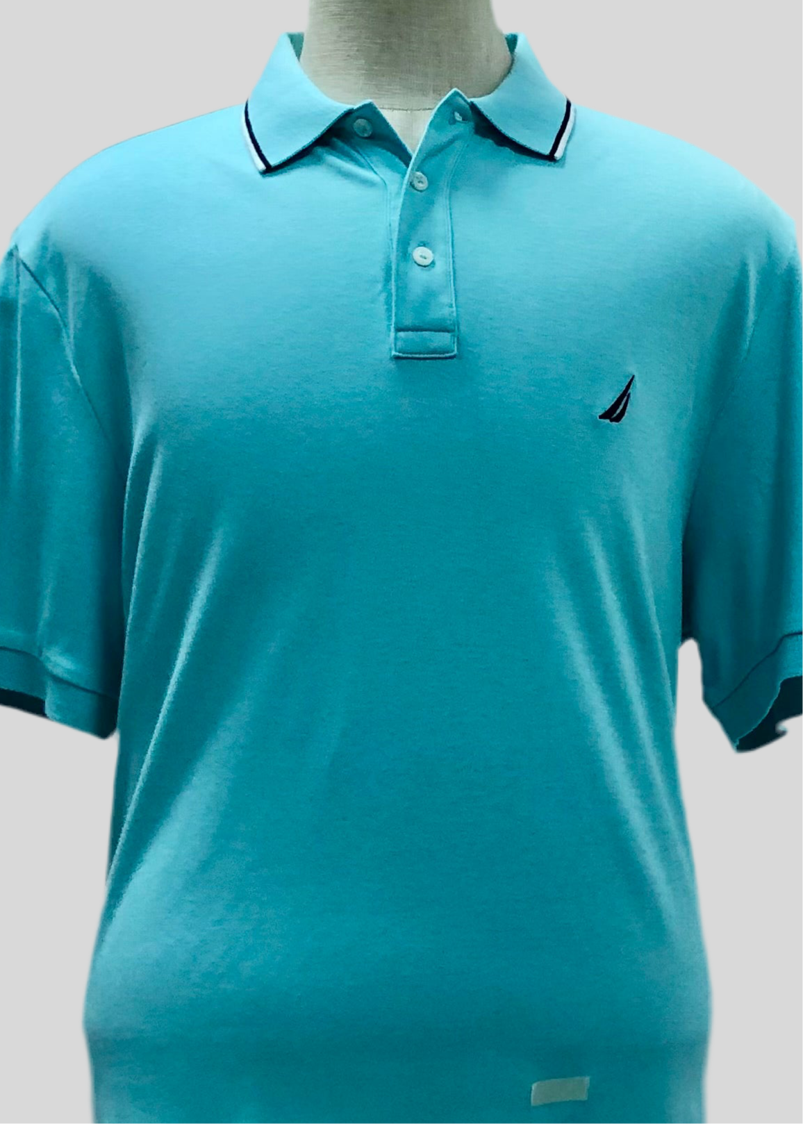 Camiseta Polo Nautica ⚓️  color turquesa claro Talla XL Entalle Regular