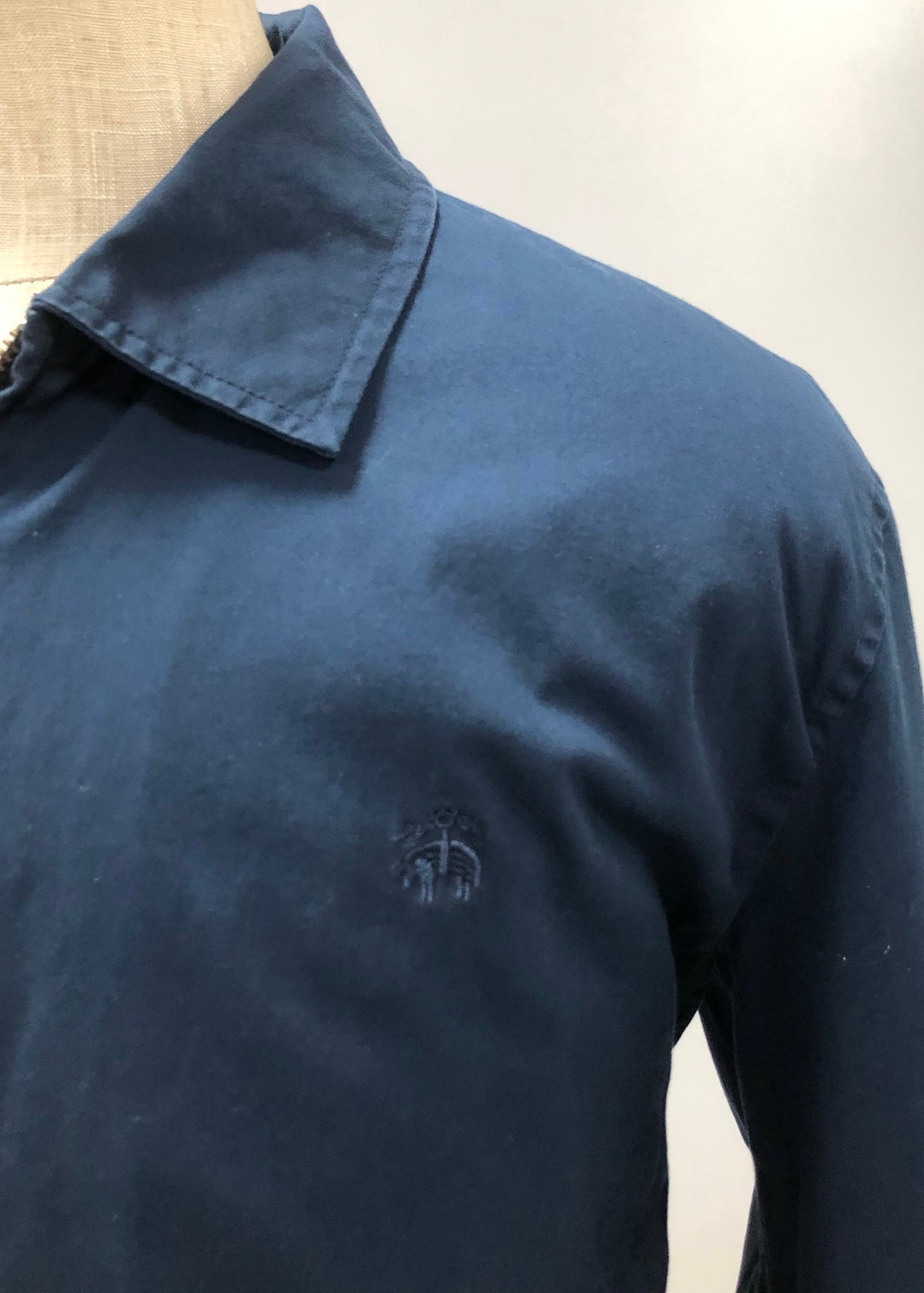 Chaqueta Brooks Brothers 🐑 color azul navy Talla Large