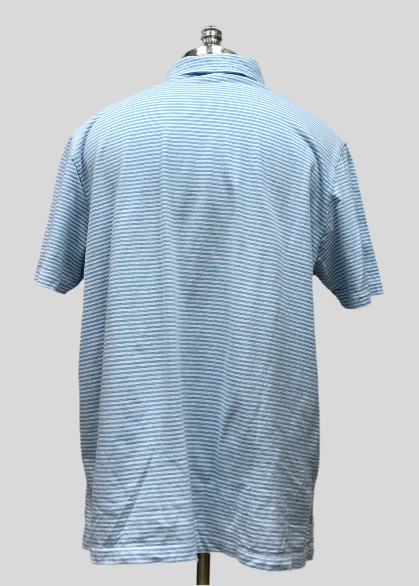 Camiseta Polo Vineyard Vines 🐳 con rayas en celeste y blanco Talla XL Entalle Regular
