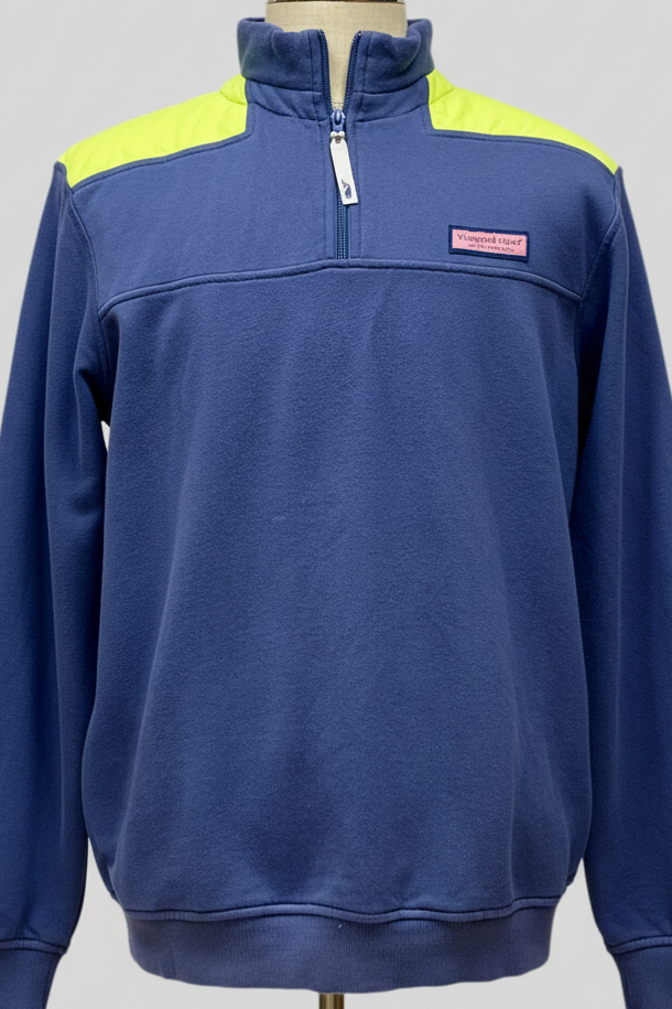 Sueter Pullover Vineyard Vines 🐳 color azul navy y verde intenso Talla S
