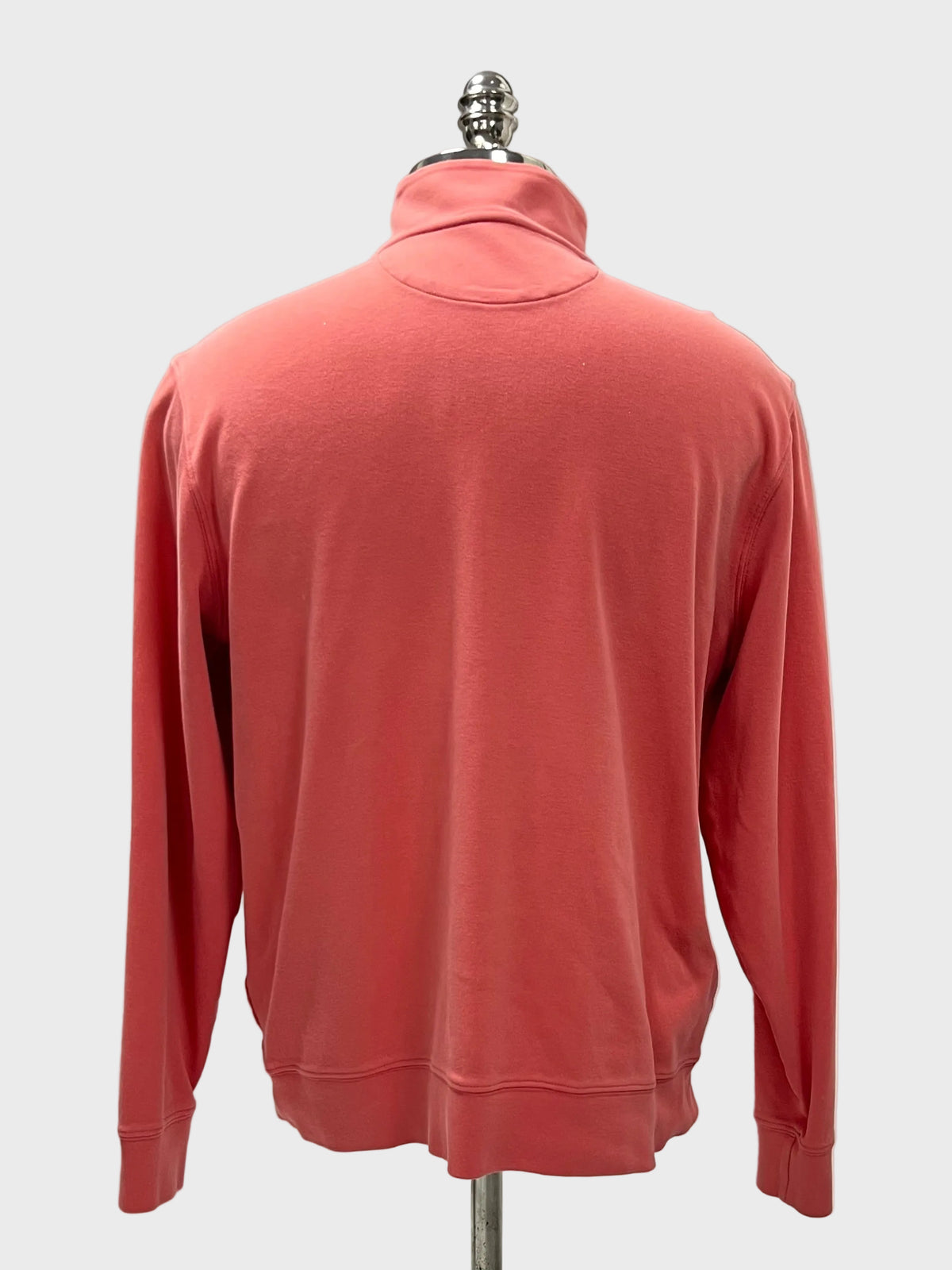 Sueter Jersey Vineyard Vines 🐳 Pima color rosado magenta con logo en blanco Tela algodón Talla M (ver descripción)