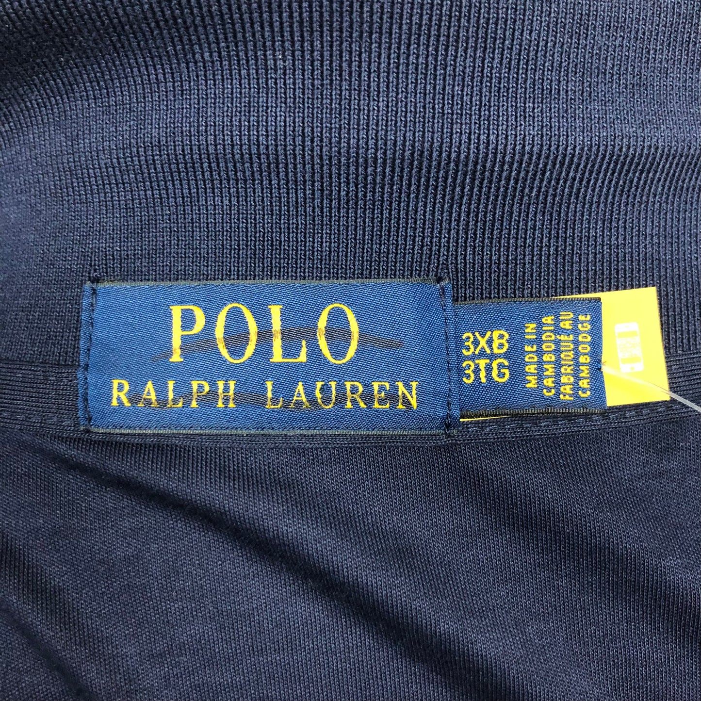 Camiseta Polo Ralph Lauren 🏇🏼color azul navy Manga larga Talla 3XL Entalle Regular (ver descripción)