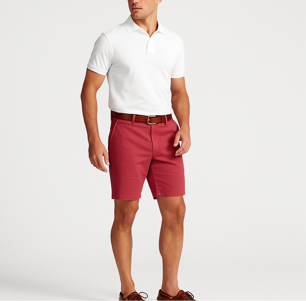 Short Casual Polo Ralph Lauren 🏇🏼 color rosado magenta talla 32