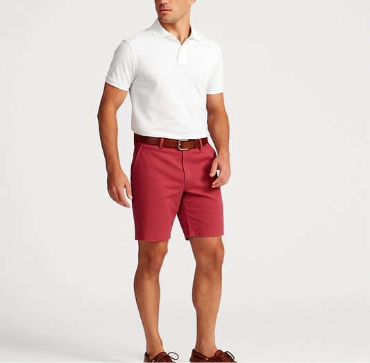 Short Casual Polo Ralph Lauren 🏇🏼 color rosado magenta talla 32