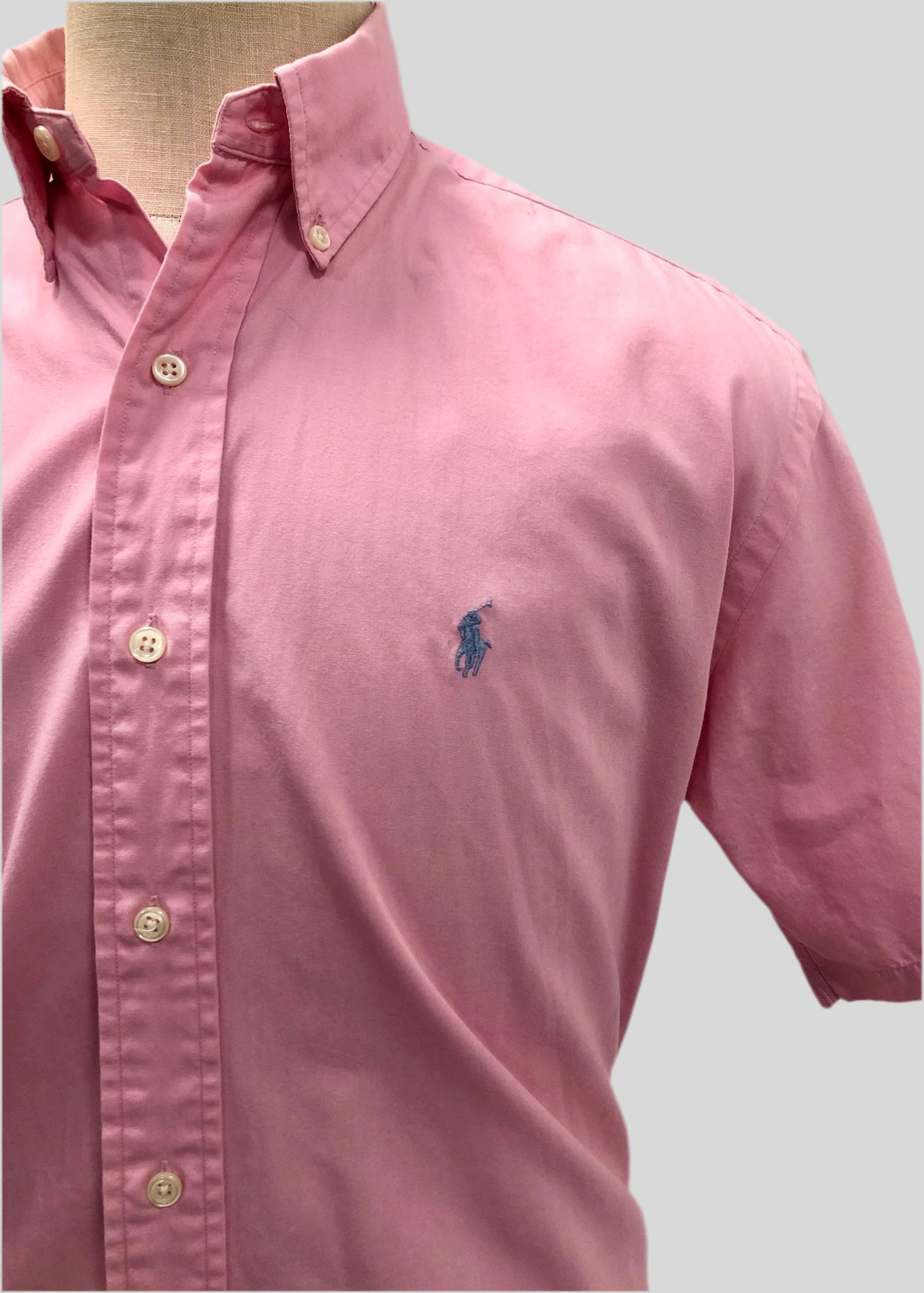 Camisa de botones Polo Ralph Lauren 🏇🏼 Color rosado Talla M Entalle Regular (ver descripción)