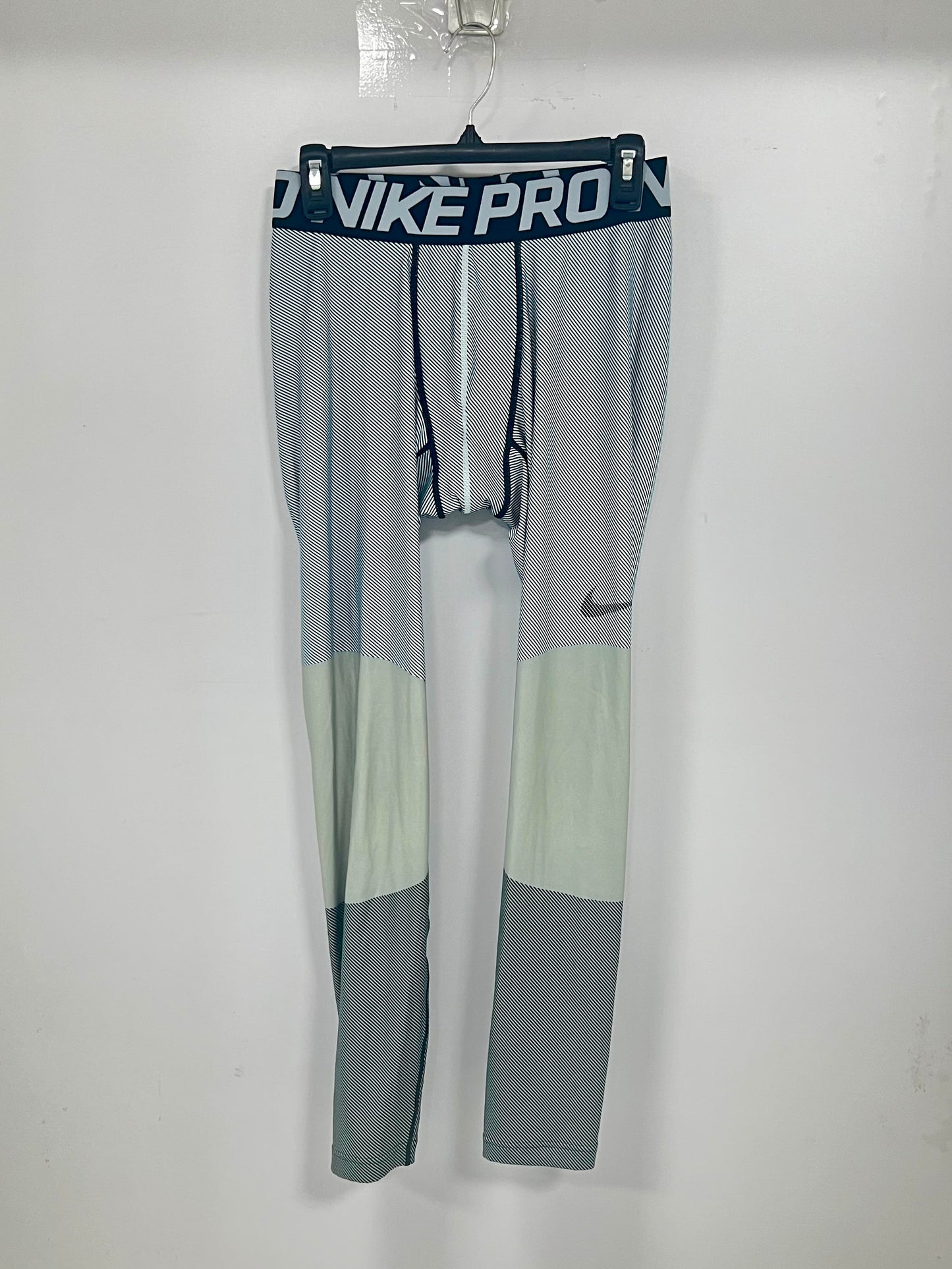 Mallas de entrenamiento licra Nike ✔️ Pro Dri-FIT de hombre con diseño de franjas en gris Talla XL
