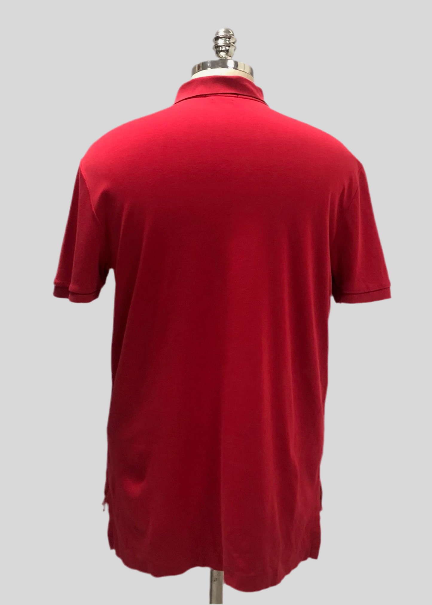 Camiseta Polo Ralph Lauren 🏇🏼 Pima color rojo Talla L Entalle Regular