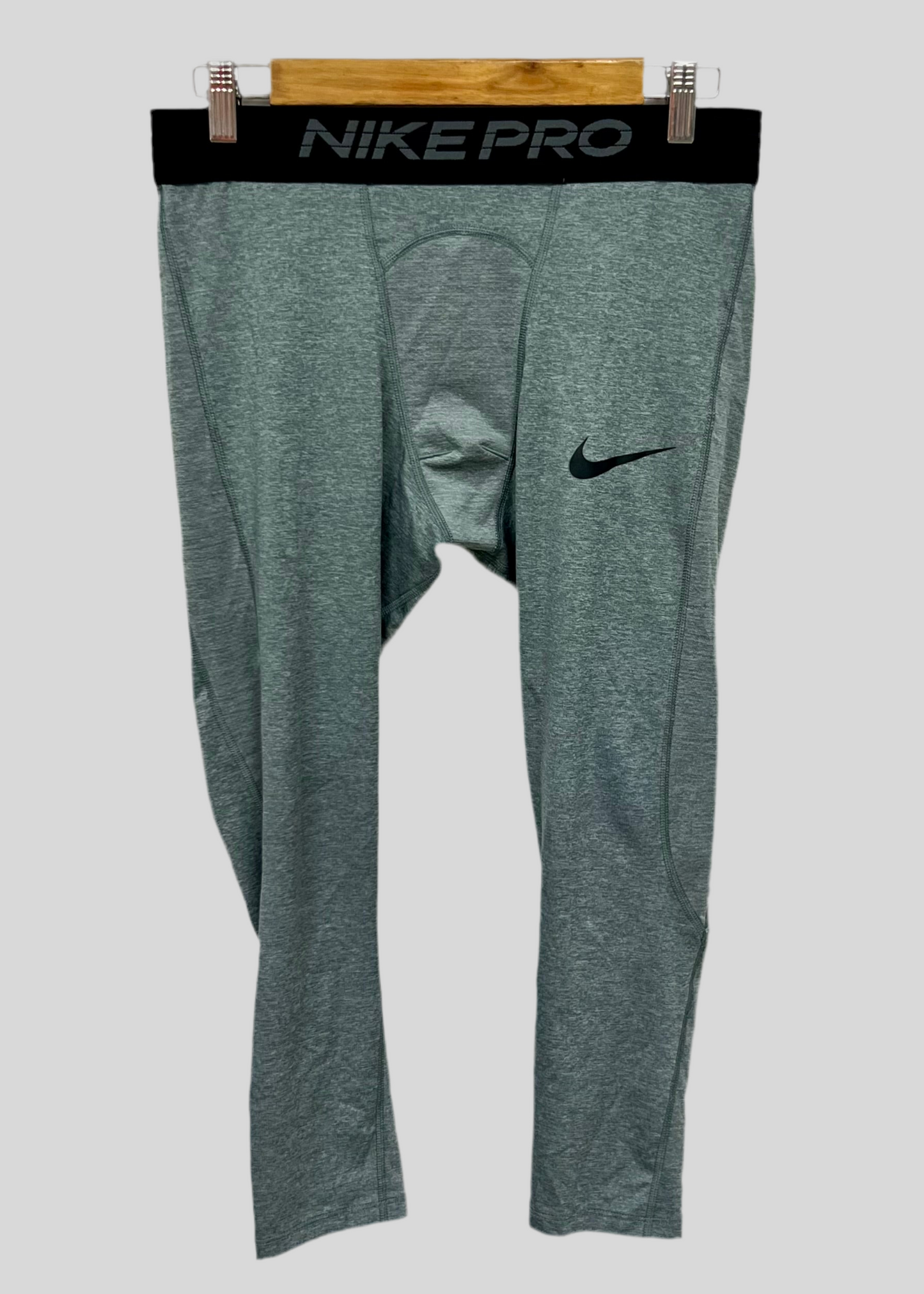 Mallas de entrenamiento Nike ✔️ Pro Dri-FIT para hombre en Color gris claro Talla L