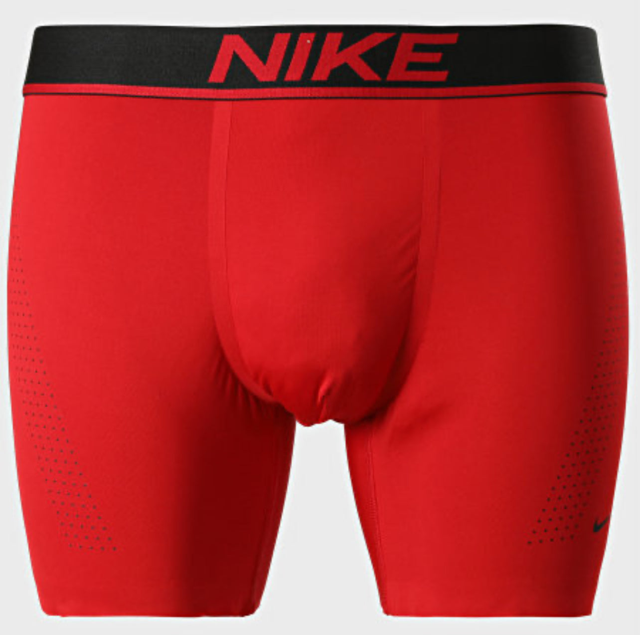 Calzoncillo tipo Boxer Nike Elite Micro - Tela dry-fit en color rojo y diseño de logo en negro Talla XL