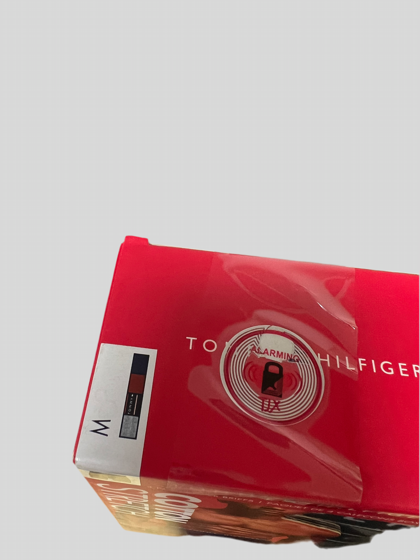 Paquete de 4 Boxer Briefs Tommy Hilfiger 🇺🇸  Tela algodón stretch color rojo, gris y negro Talla M