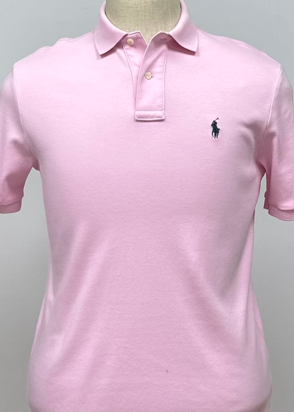 Camiseta Polo Ralph Lauren 🏇🏼color rosado claro Talla S Entalle Regular