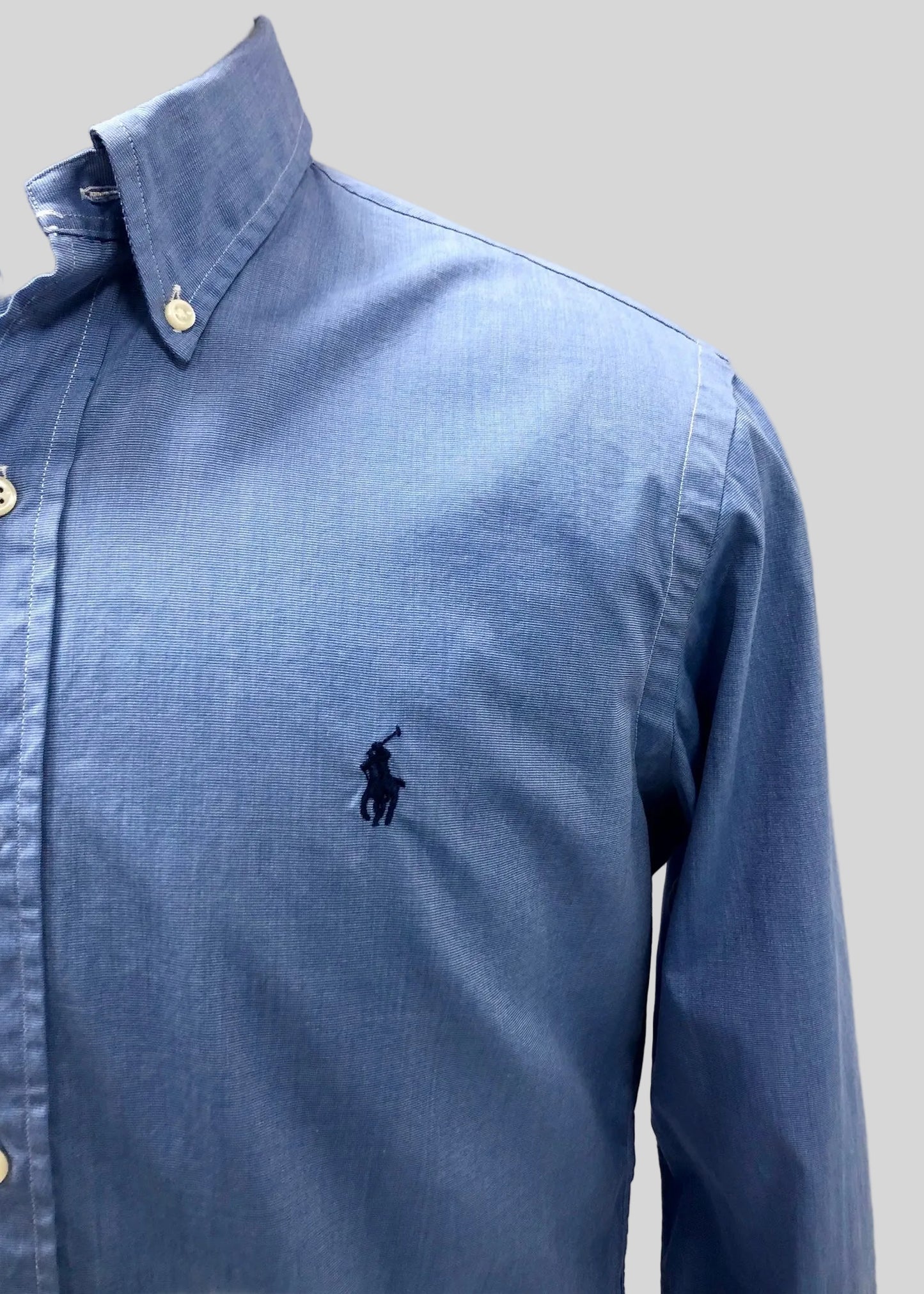 Camisa de botones Polo Ralph Lauren 🏇🏼 en color Celeste Talla M Entalle Regular