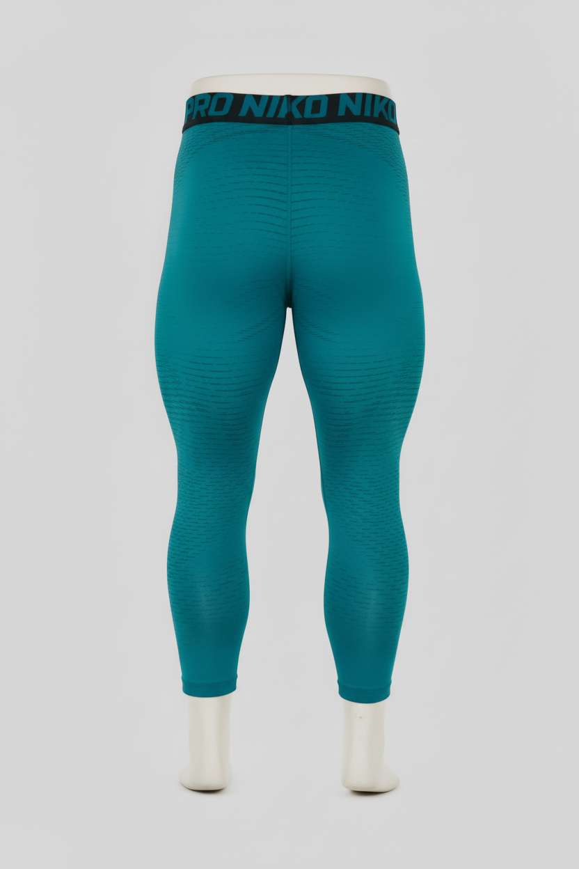 Mallas de entrenamiento licra Nike ✔️ Pro Dri-FIT 3/4 para hombre en Color verde esmeralda Talla XL