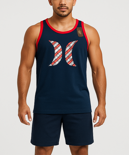 Camiseta sin mangas Everyday Washed Hurley 🏄🏽‍♂️ Logo color Azul Navy