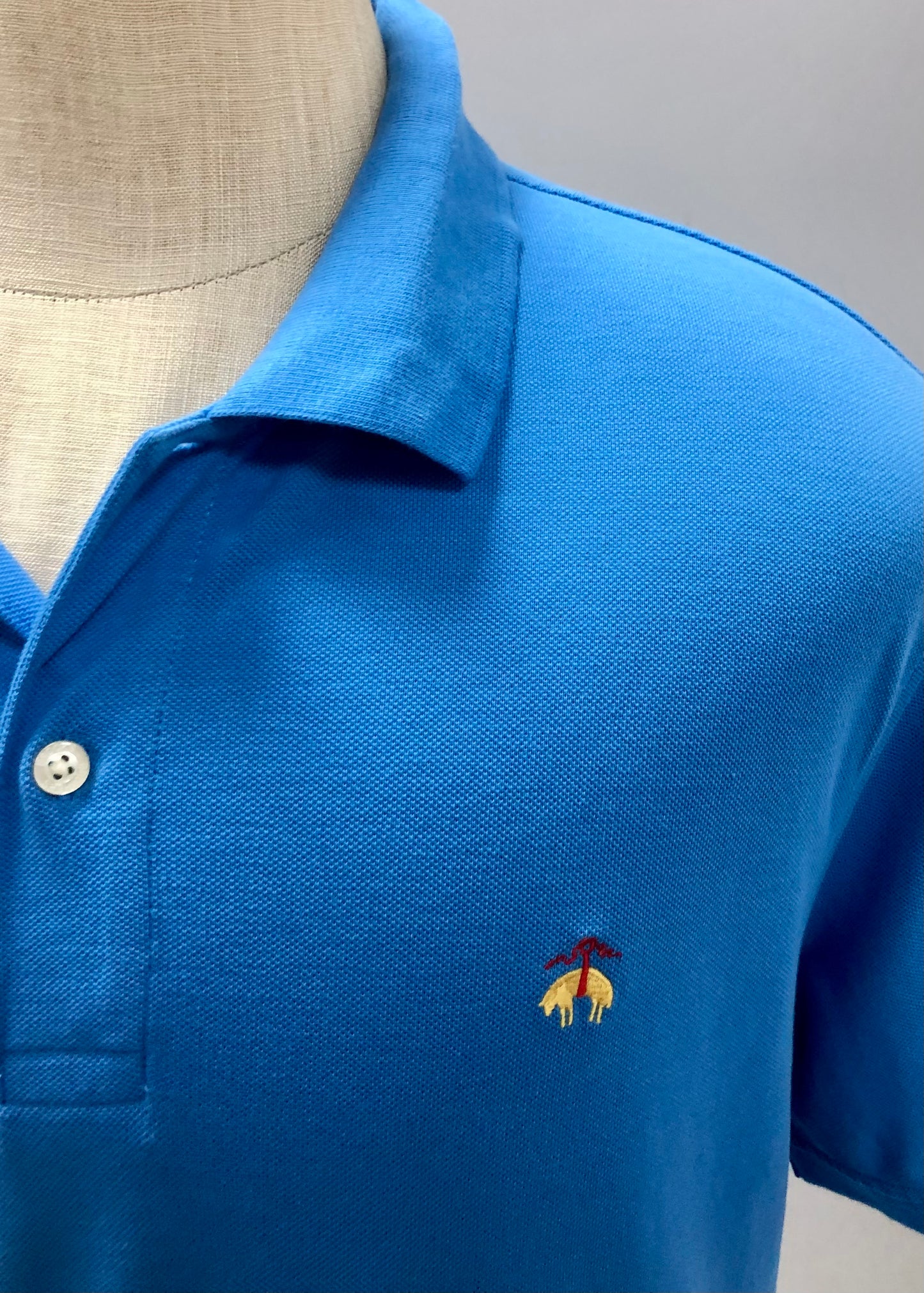 Camiseta Polo Brooks Brothers 🐑 color azul Talla XL Entalle Regular