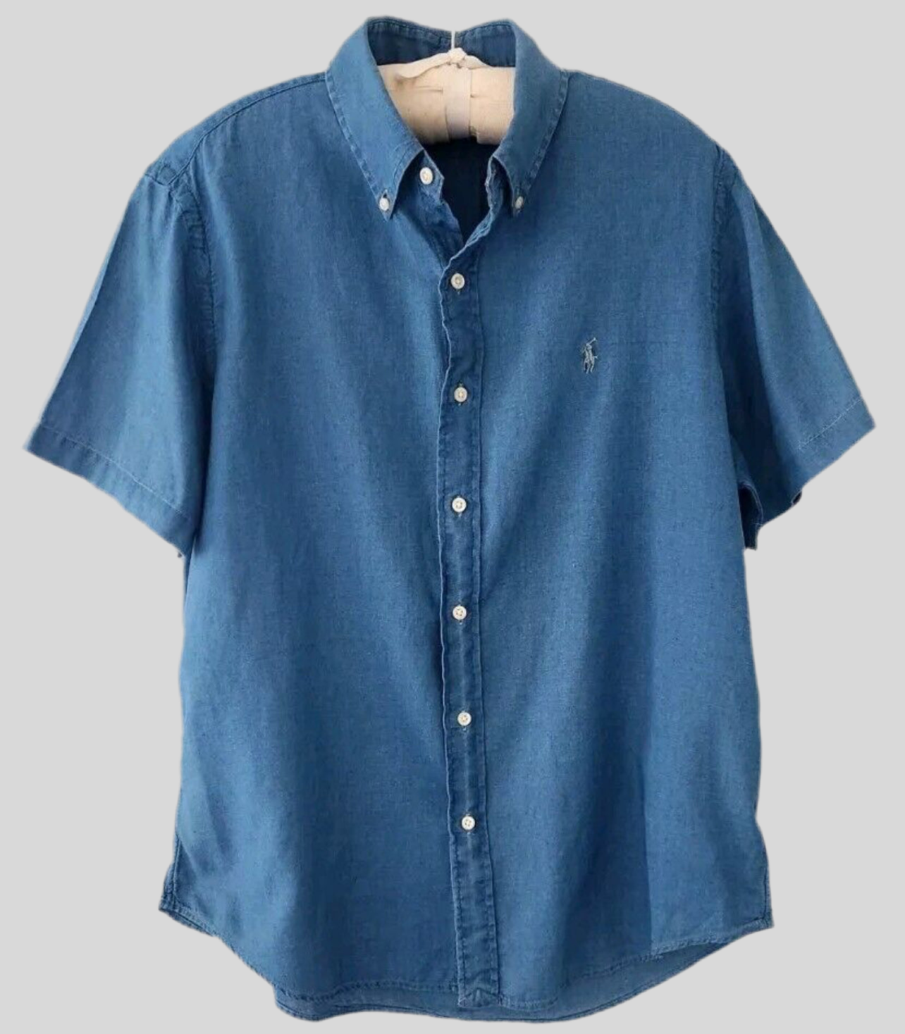 Camisa de botones Polo Ralph Lauren 🏇🏼 de jeans en color azul oscuro Talla S Entalle Regular