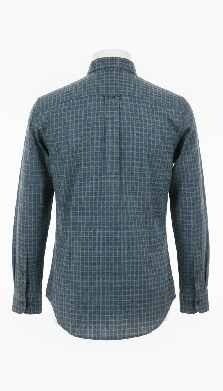 Camisa Polo Ralph Lauren 🏇🏼 de cuadros verde oscuro y azul navy Talla L Entalle Slim Fit