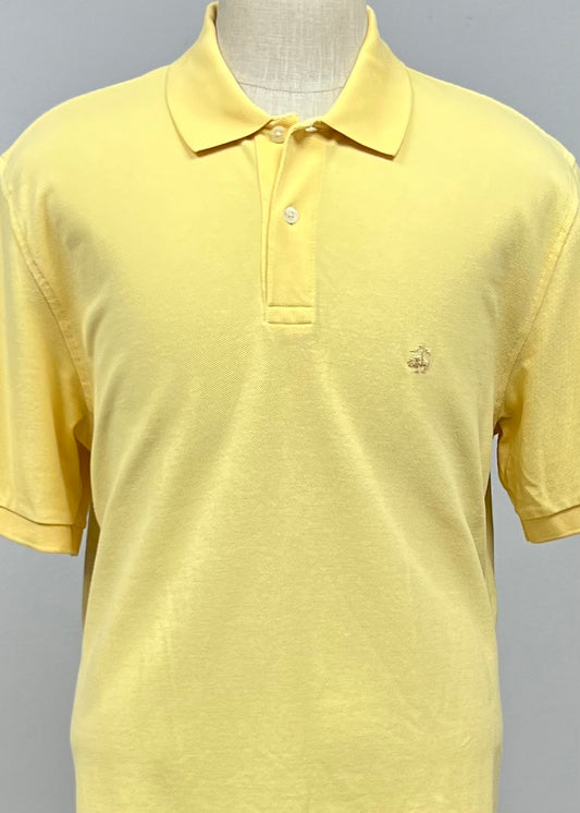 Camiseta Polo Brooks Brothers 🐑 color amarillo Talla XL Entalle Regular