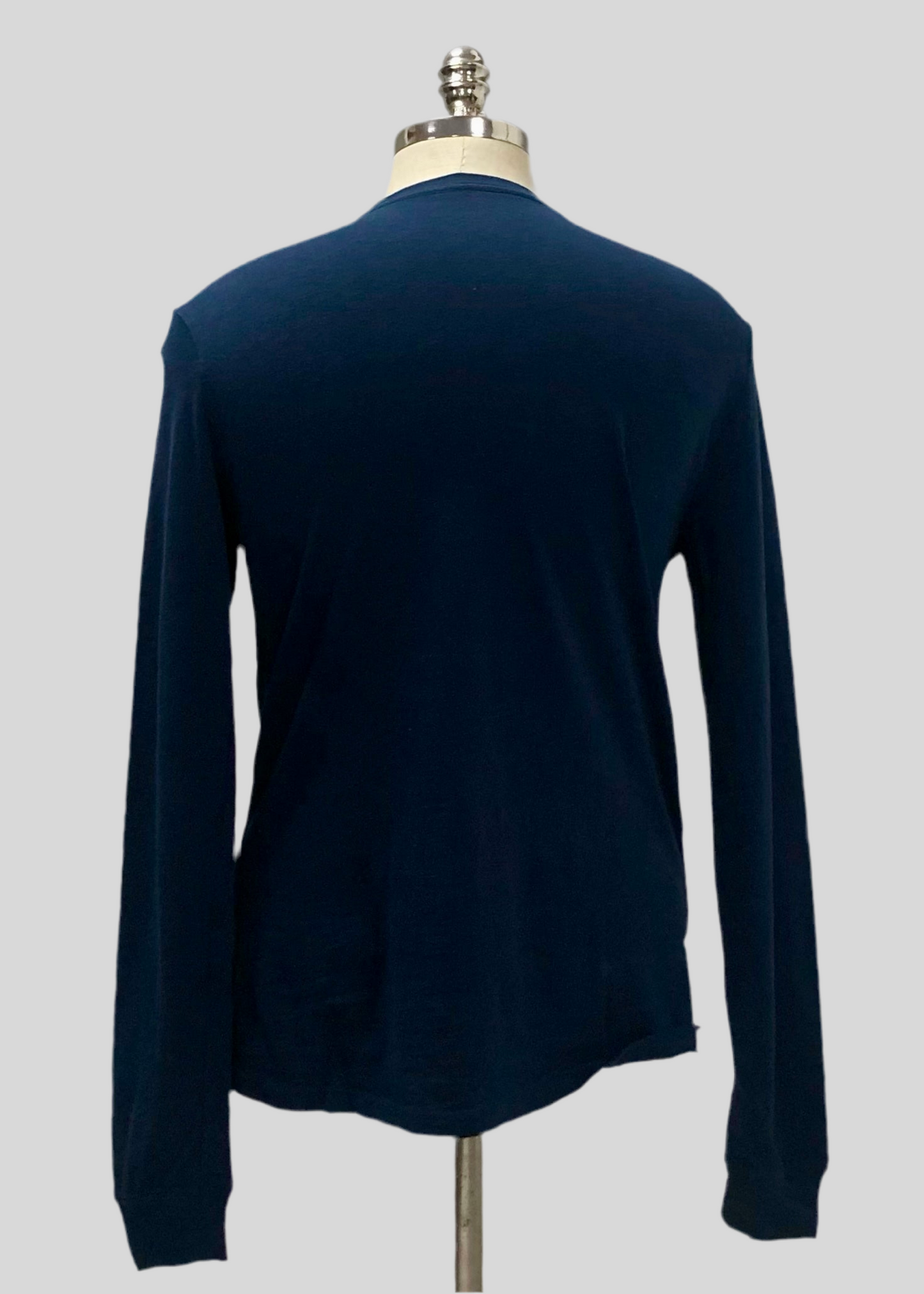 Camiseta cuello redondo Vineyard Vines 🐳 color azul navy manga larga Talla S