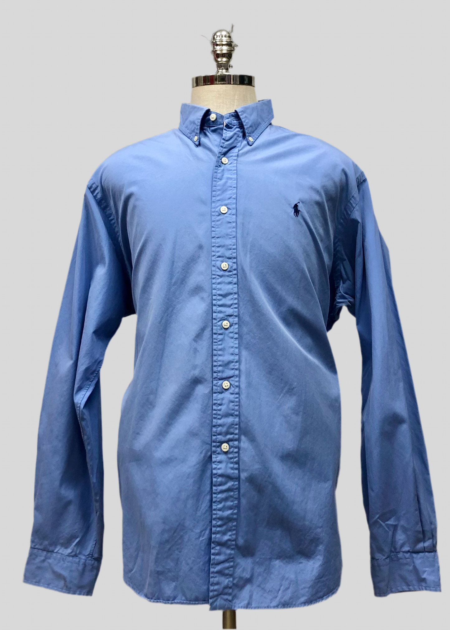 Camisa de botones Polo Ralph Lauren 🏇🏼 color celeste Talla XXL Entalle Clásico