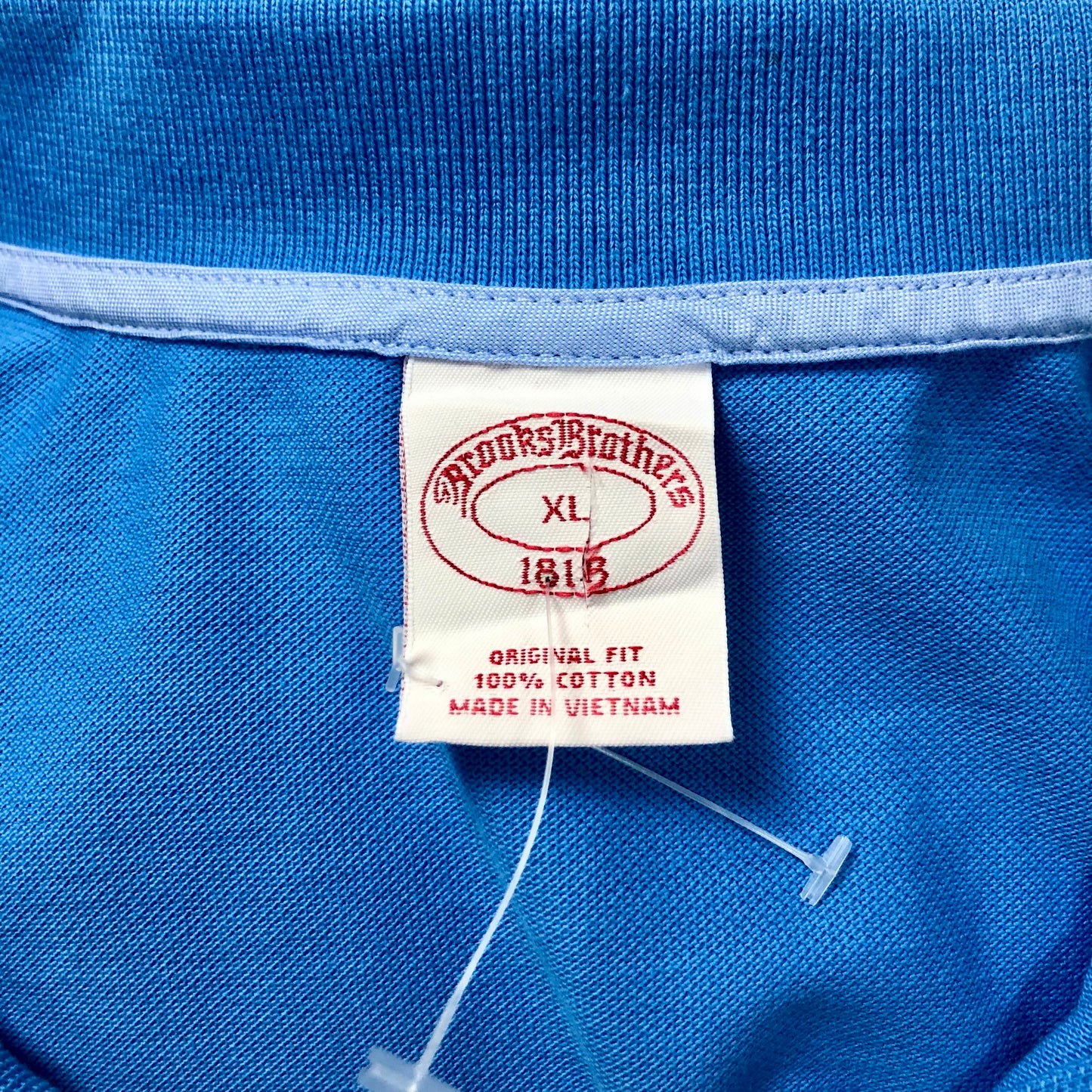 Camiseta Polo Brooks Brothers 🐑 color azul Talla XL Entalle Regular