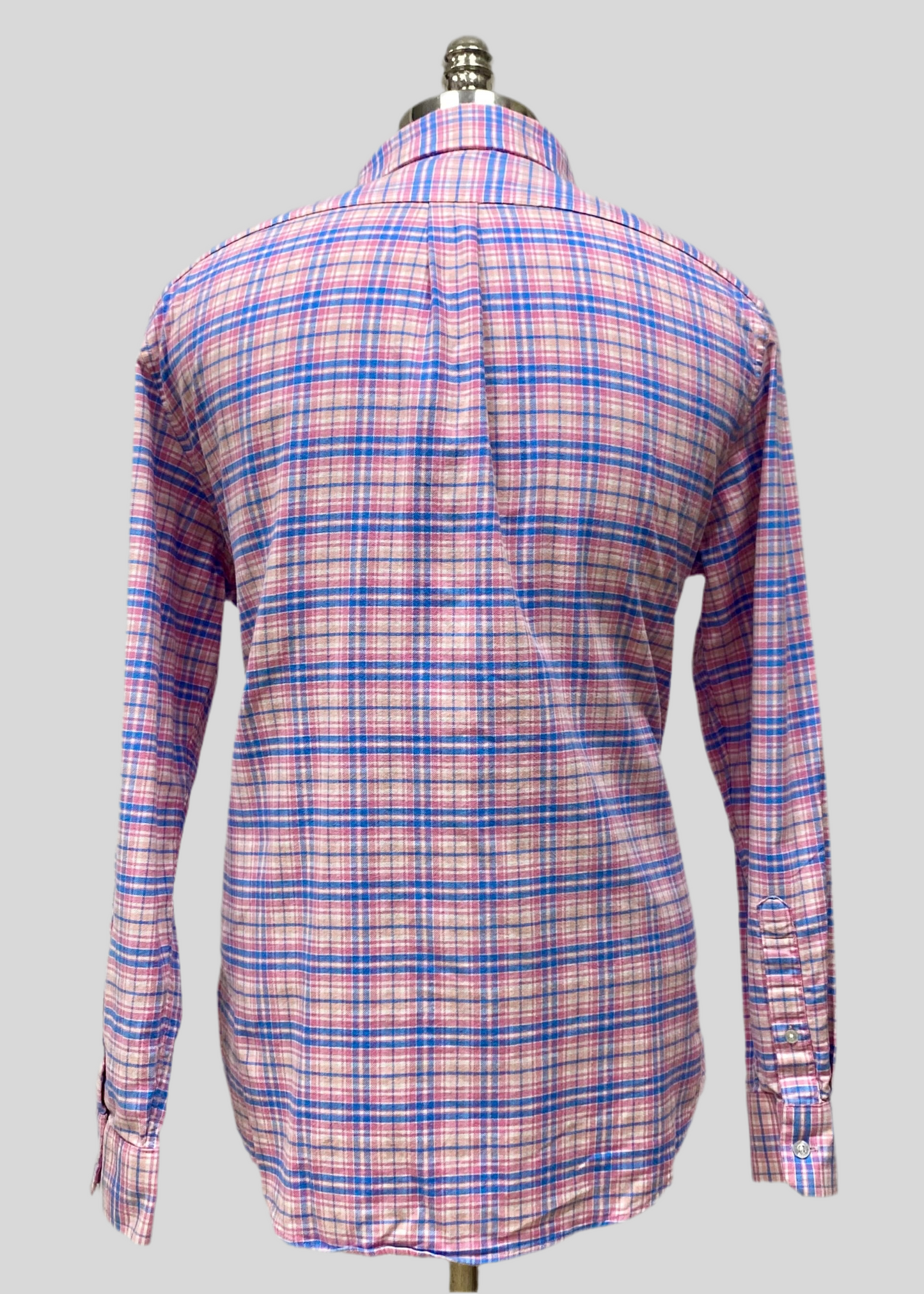 Camisa de botones Vineyard Vines 🐳 con patrón de cuadros en color rosado, azul, salmon y blanco Talla M Entalle Slim Fit