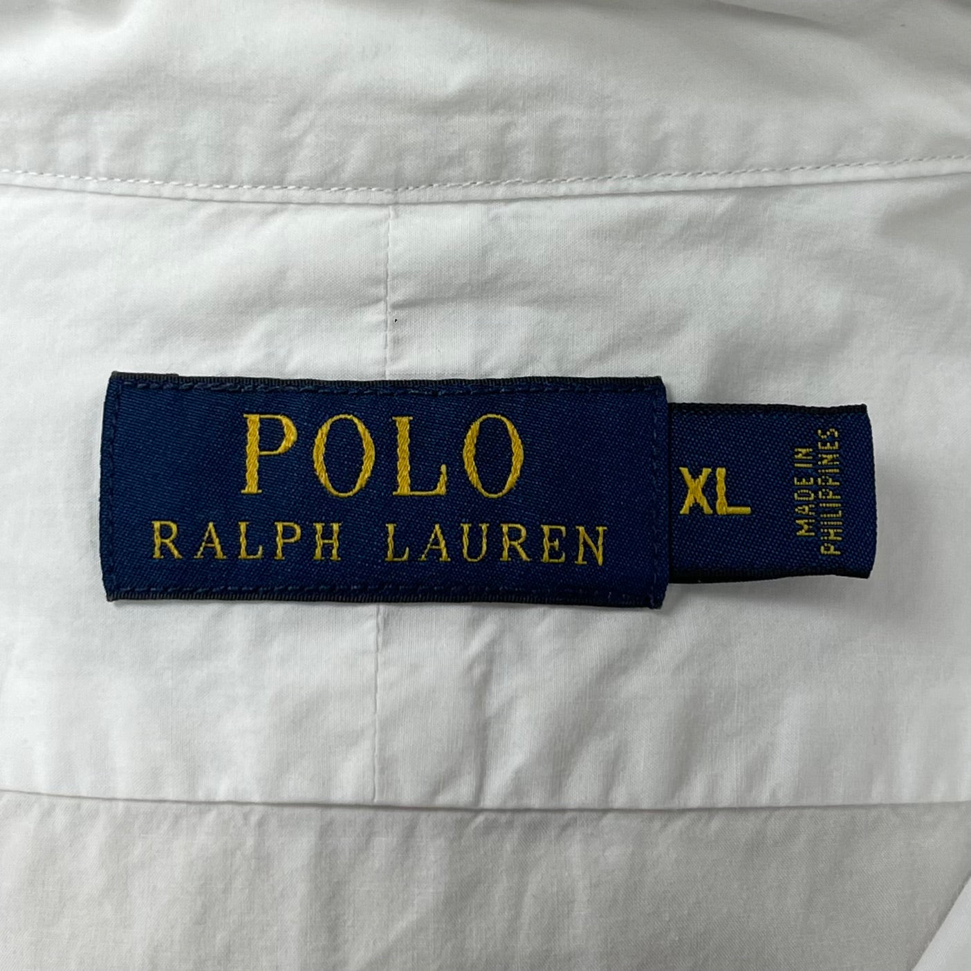 Camisa de botones Polo Ralph Lauren 🏇🏼 en color blanco Talla XL Entalle Regular