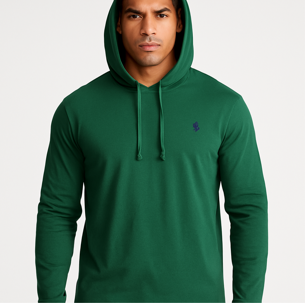 Sueter Jersey con capucha Polo Ralph Lauren 🏇🏼 color verde oscuro Talla XL