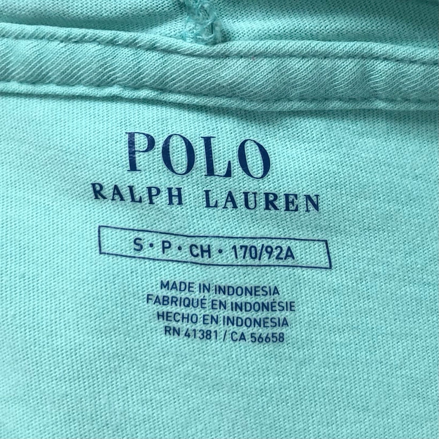 Sueter Jersey con capucha Polo Ralph Lauren 🏇🏼 color turquesa claro Talla S (ver descripción)