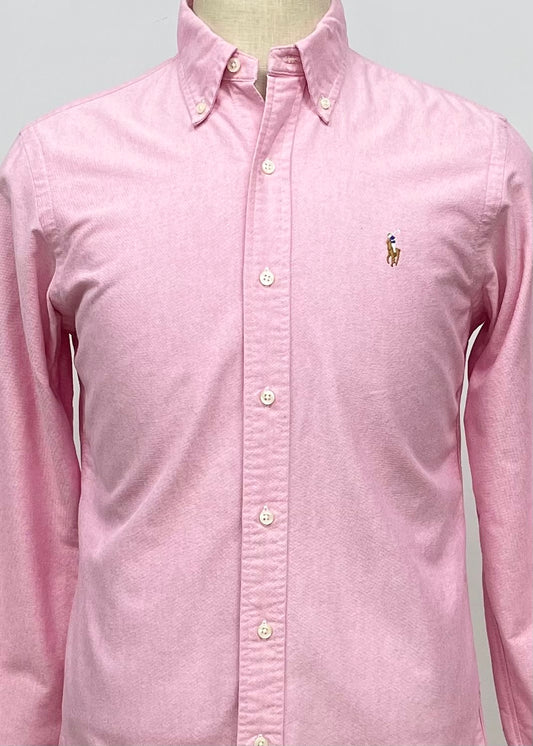 Camisa de botones Polo Ralph Lauren 🏇🏼 Oxford en color rosado Talla S Regular