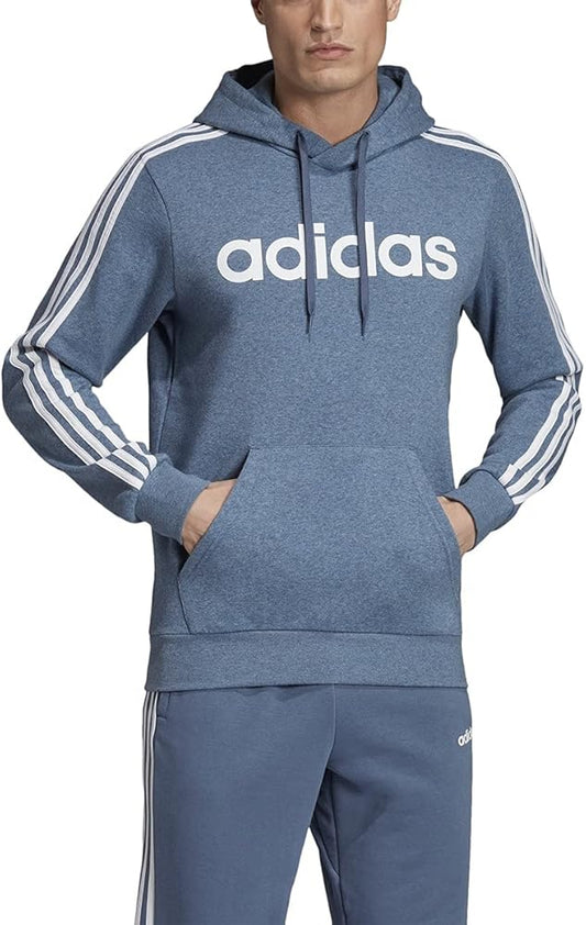 Sudadera Hoodie Adidas 🏃🏻‍♂️ color celeste y logo en color blanco Talla S