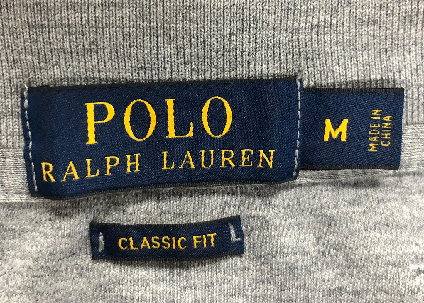Camiseta Polo Ralph Lauren 🏇🏼color gris Talla M Entalle Clásico