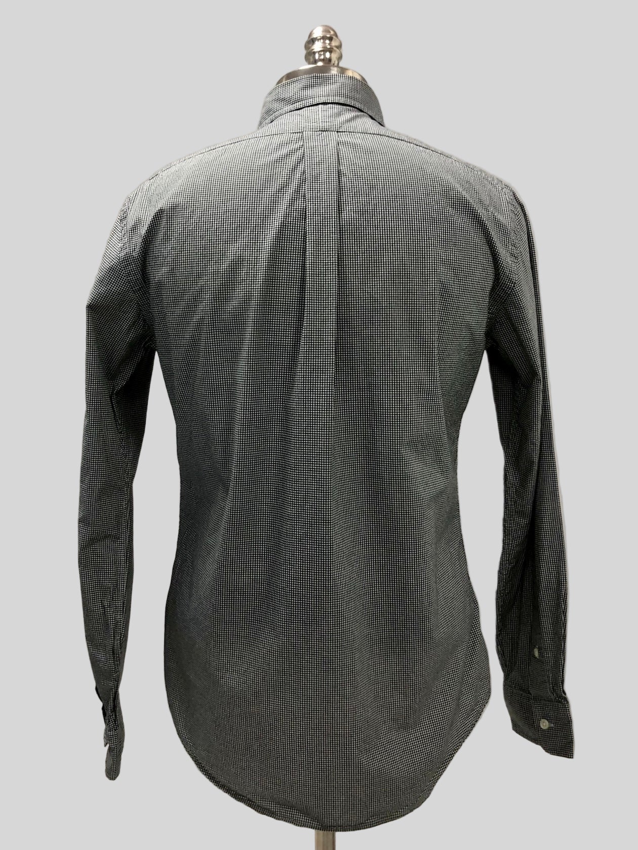 Camisa de botones Polo Ralph Lauren 🏇🏼 de cuadros finos negro y blanco Talla L Entalle Slim Fit