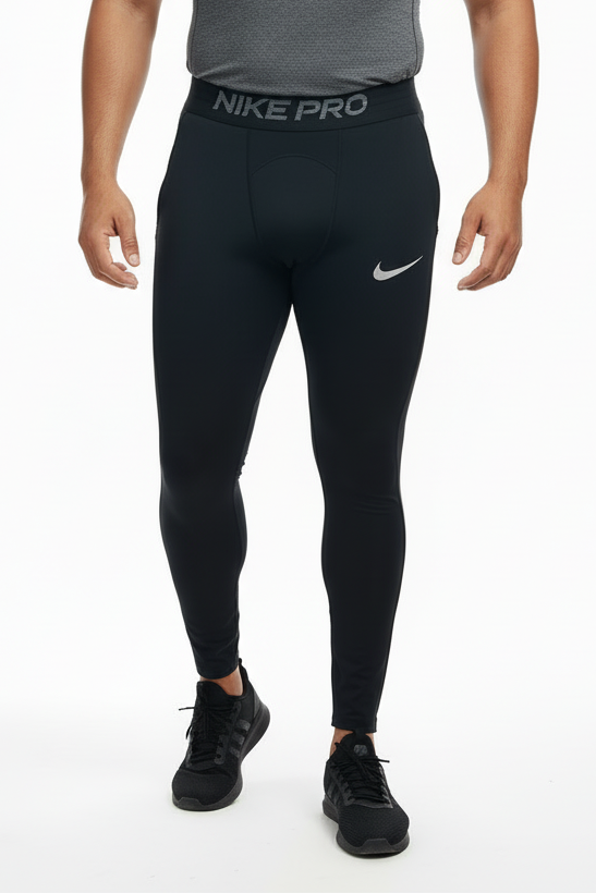 Malla de entrenamiento licra Nike ✔️ Pro Dri-FIT para hombre en Color negro cintura negro Talla S