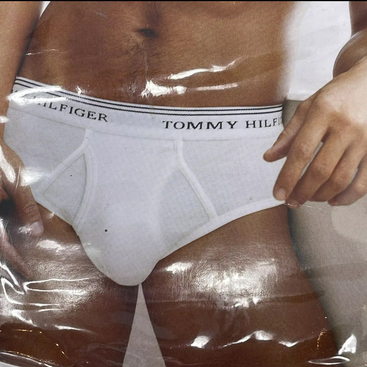 Paquete de 3 Calzoncillos a la cintura Tommy Hilfiger - Tela de algodon en color blanco Talla XL