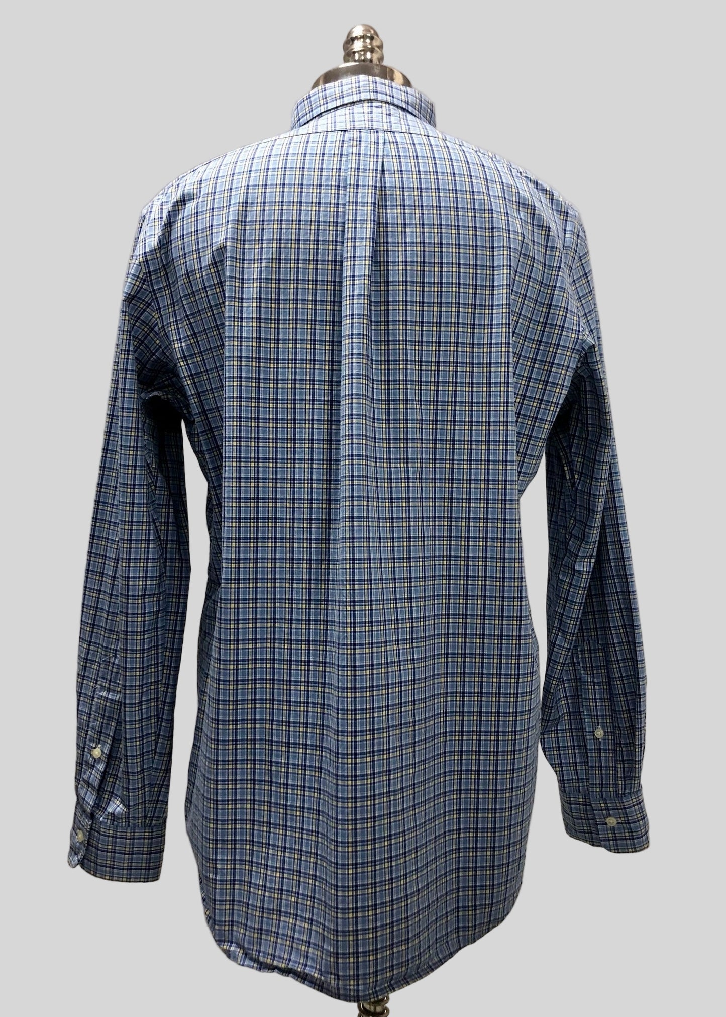 Camisa Polo Ralph Lauren 🏇🏼 de cuadros celeste, azul, rojo oscuro Talla L Entalle Clásico